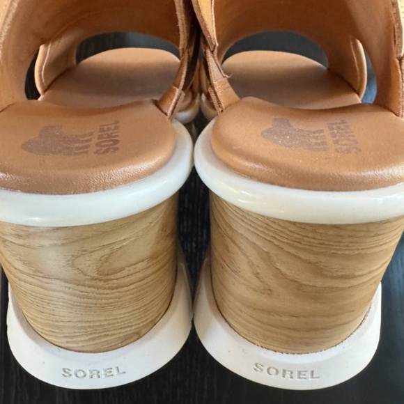 Sorel Women's Joanie III Slingback Sandals Honest Beige, White - Picture 9 of 16